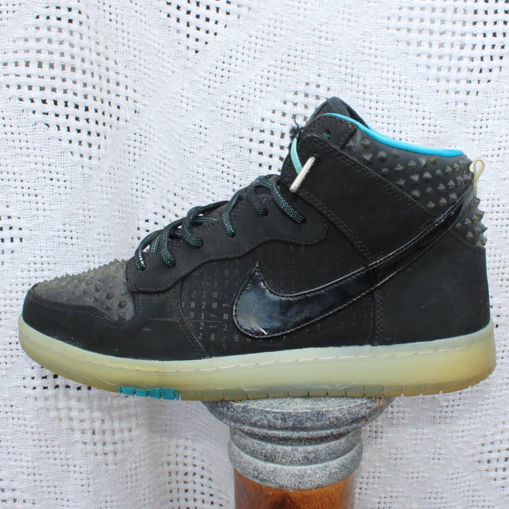 Nike Dunk High CMFT PRM All Star Black Jade 744309-001 Size 10.5